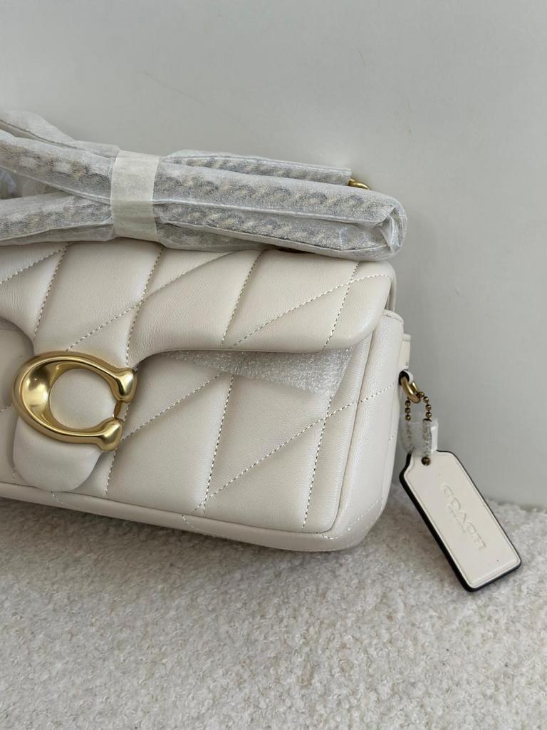 Nieuwe Coach Pillow Tabby Schoudertasje, Ophalen, Nieuw, Beige, Schoudertasje