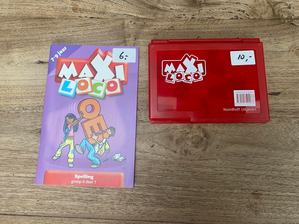 Set/los maxi loco doos en boekje spelling groep 4, 7-9 jaar, Ophalen of Verzenden, Zo goed als nieuw, Taal en Lezen