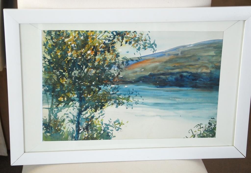 Een schilderij Jörg Reme (danzig,1941), Ophalen of Verzenden, Schilderij, Minder dan 50 cm