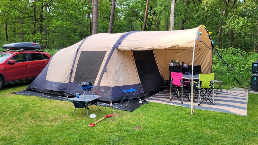 Bardani Aiwave 410 TC Deluxe 5-persoons tent, Caravans en Kamperen, Tenten, tot en met 5, Zo goed als nieuw, Ophalen