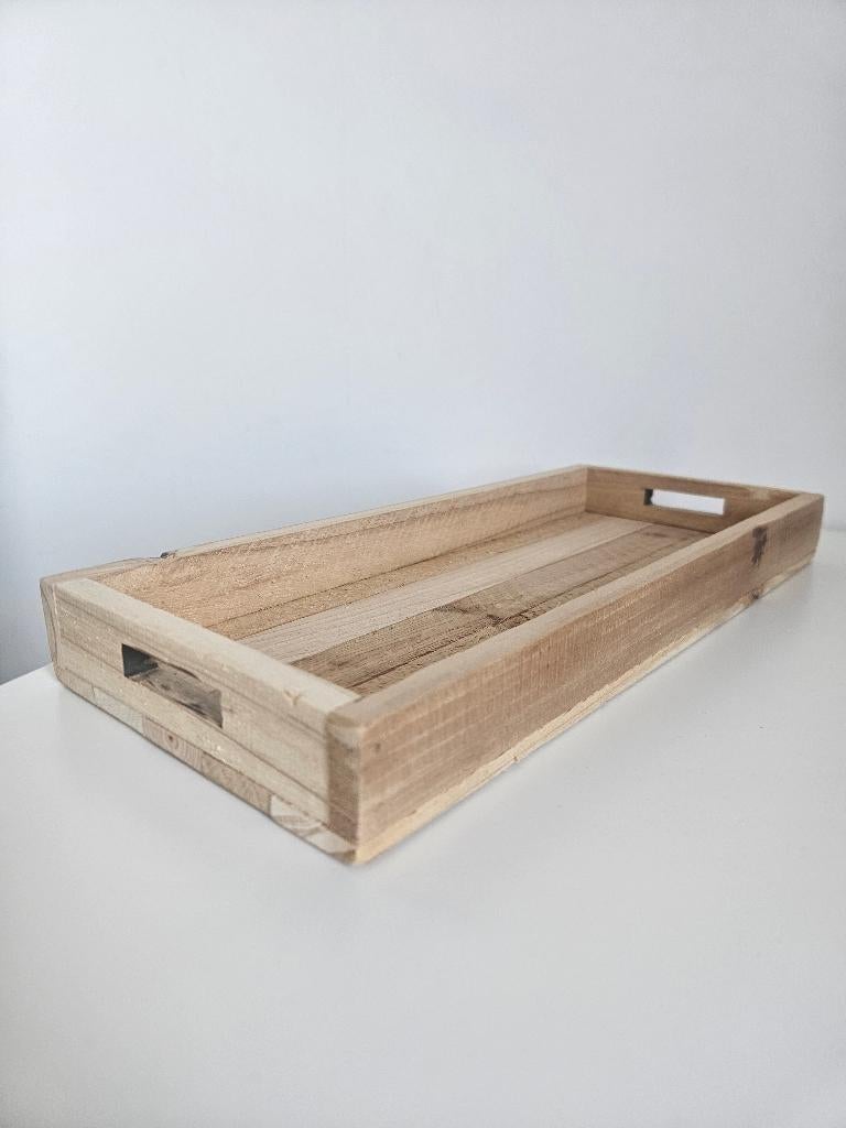 Houten dienblaadjes (12 stuks), Ophalen, Nieuw, Rechthoekig, Hout