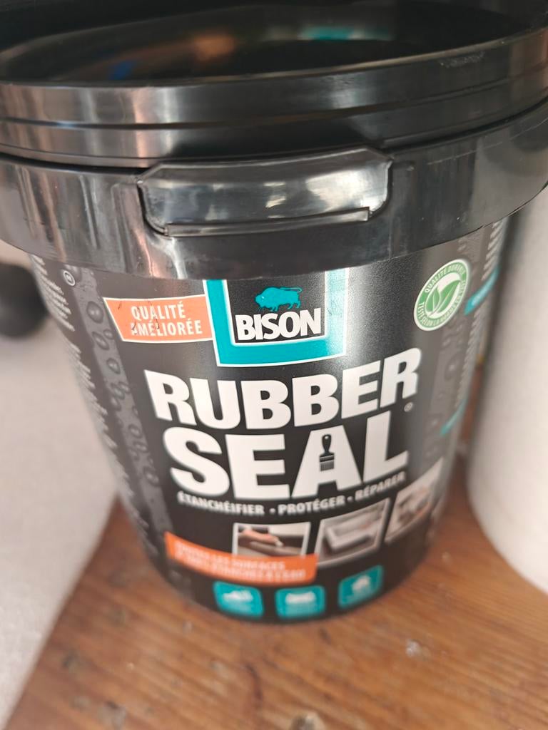 Rubber seal en rol bijbehorend band, Ophalen, Wit