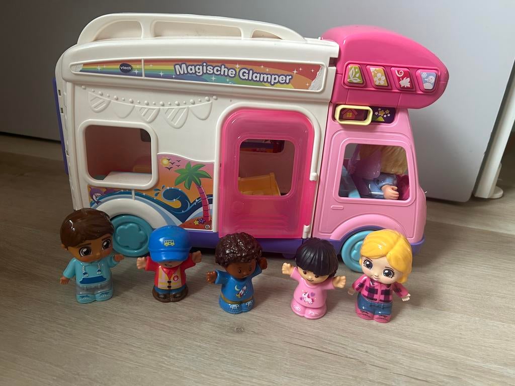 VTech Vrolijke Vriendjes Magische Glamper, Kinderen en Baby's, Speelgoed | Poppenhuizen, Ophalen, Zo goed als nieuw, Poppenhuis