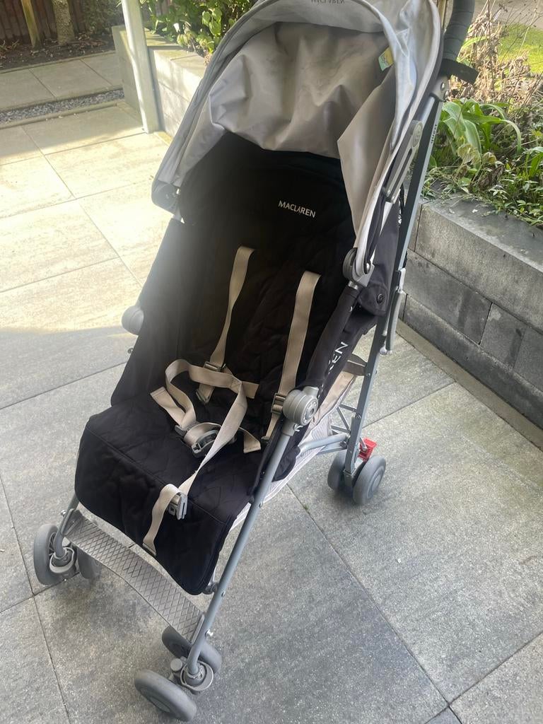 Maclaren buggy met regenhoes, Ophalen, Gebruikt, Maclaren, Verstelbare rugleuning