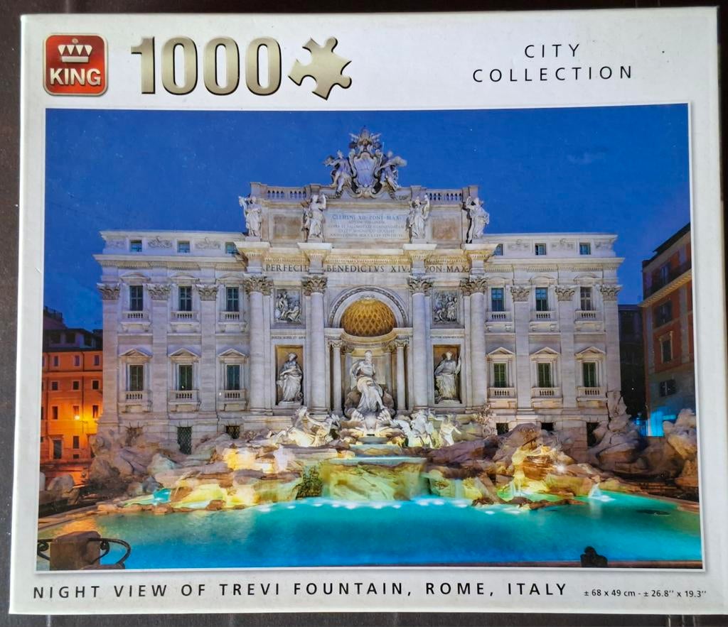 Legpuzzel Rome 1000 stukjes, Ophalen of Verzenden, 500 t/m 1500 stukjes, Zo goed als nieuw