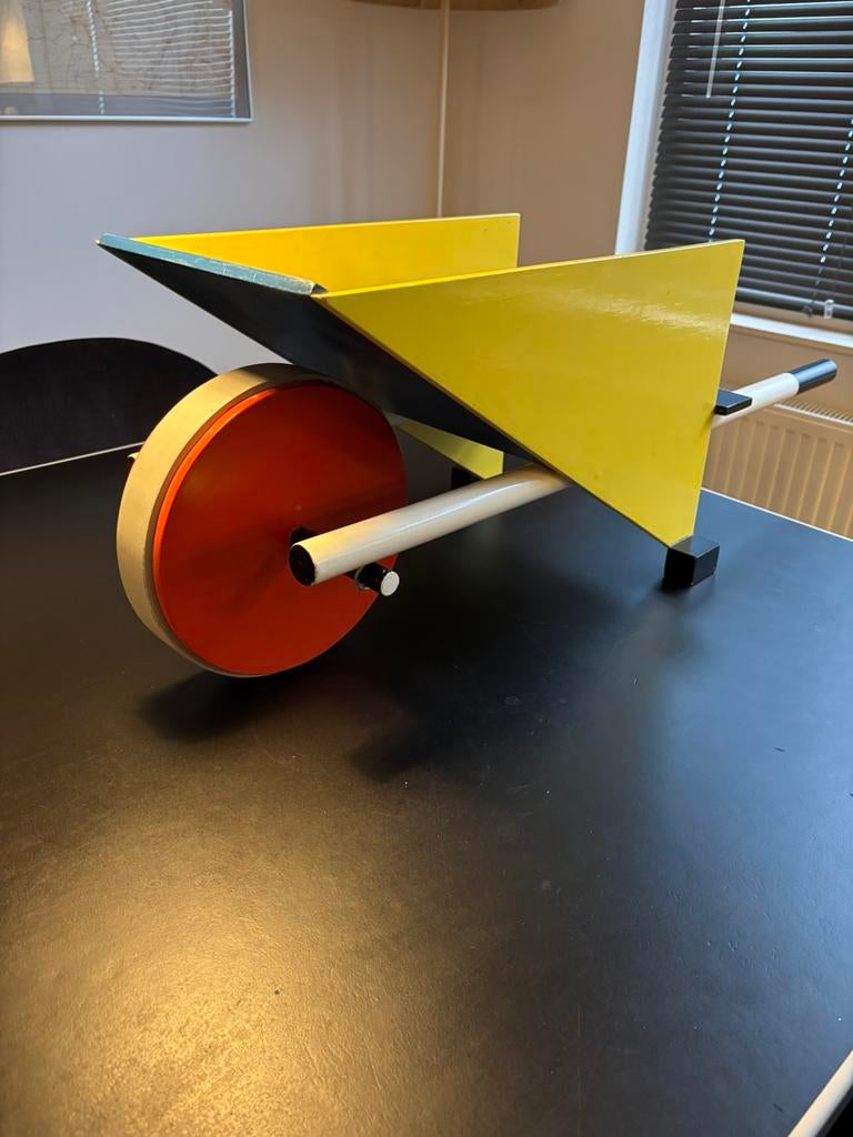 Kinder kruiwagen Gerrit Rietveld replica, Antiek en Kunst, Ophalen