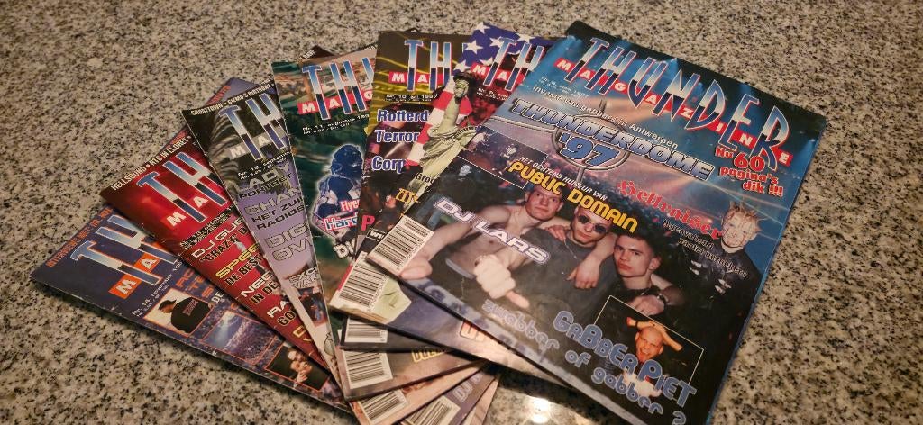 21 Thunder magazines, Ophalen of Verzenden, Gelezen, Muziek, Film of Tv