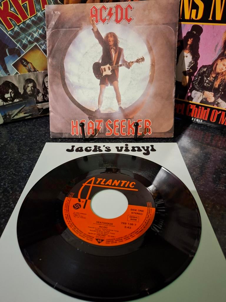 AC/DC - Heatseeker 7 inch single 1988/2, Ophalen of Verzenden, Gebruikt, Overige formaten, Poprock