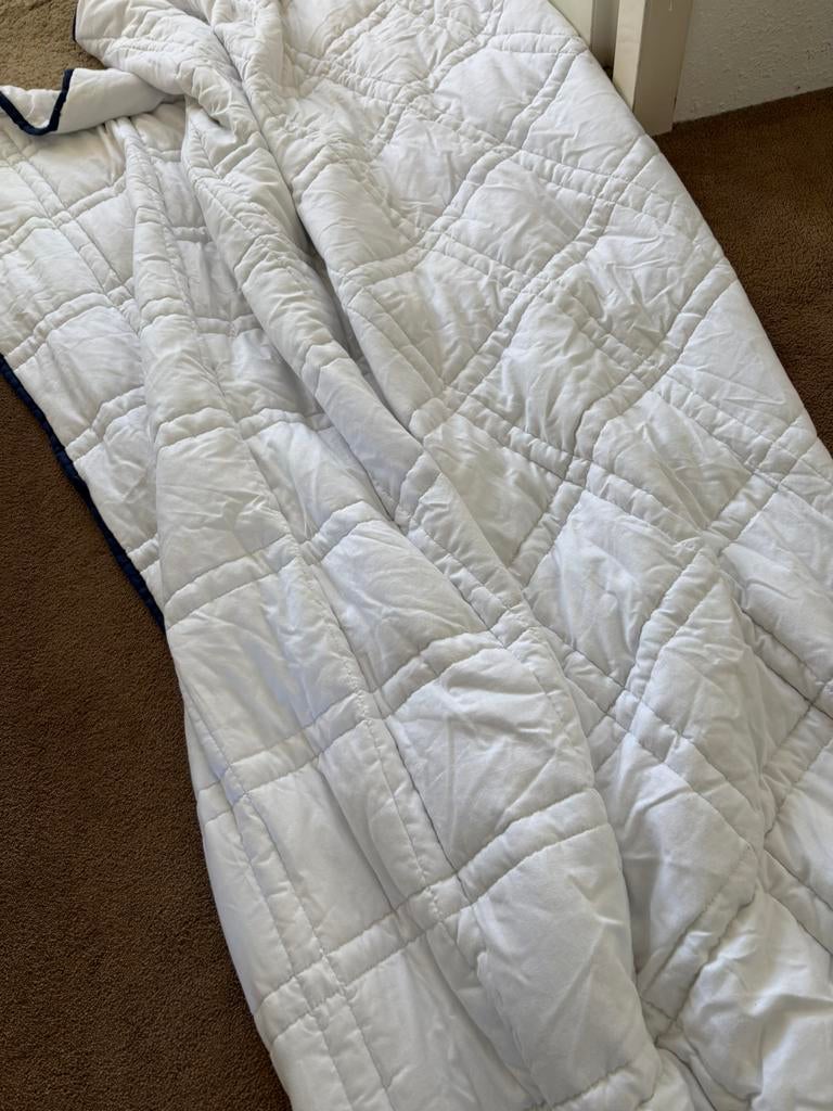 Verzwarings deken, Ophalen, Gebruikt, Eenpersoons, Blauw