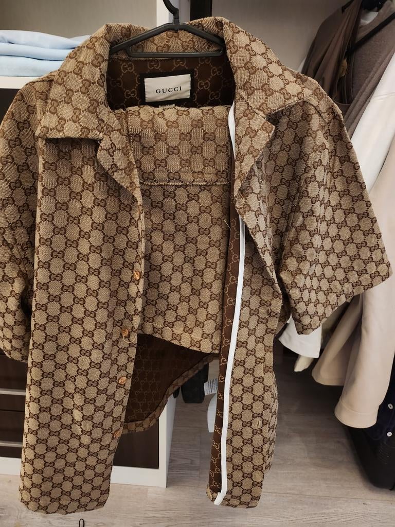 Gucci zomer sets (3x), Ophalen of Verzenden, Zo goed als nieuw, Maat 46/48 (XL) of groter, Beige