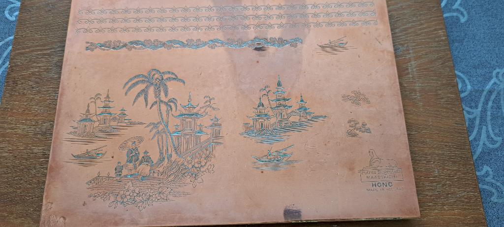 Petrus Regout antiek koperen etsplaten oa model Honc, Antiek en Kunst, Curiosa en Brocante, Ophalen of Verzenden