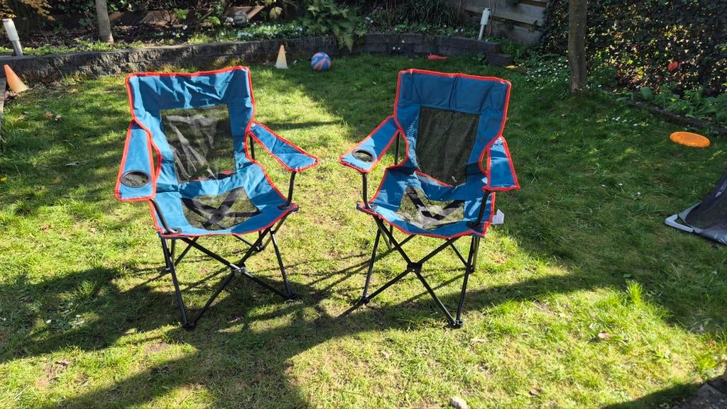 2 nieuwe campingstoeltjes, Caravans en Kamperen, Ophalen, Nieuw, Campingstoel