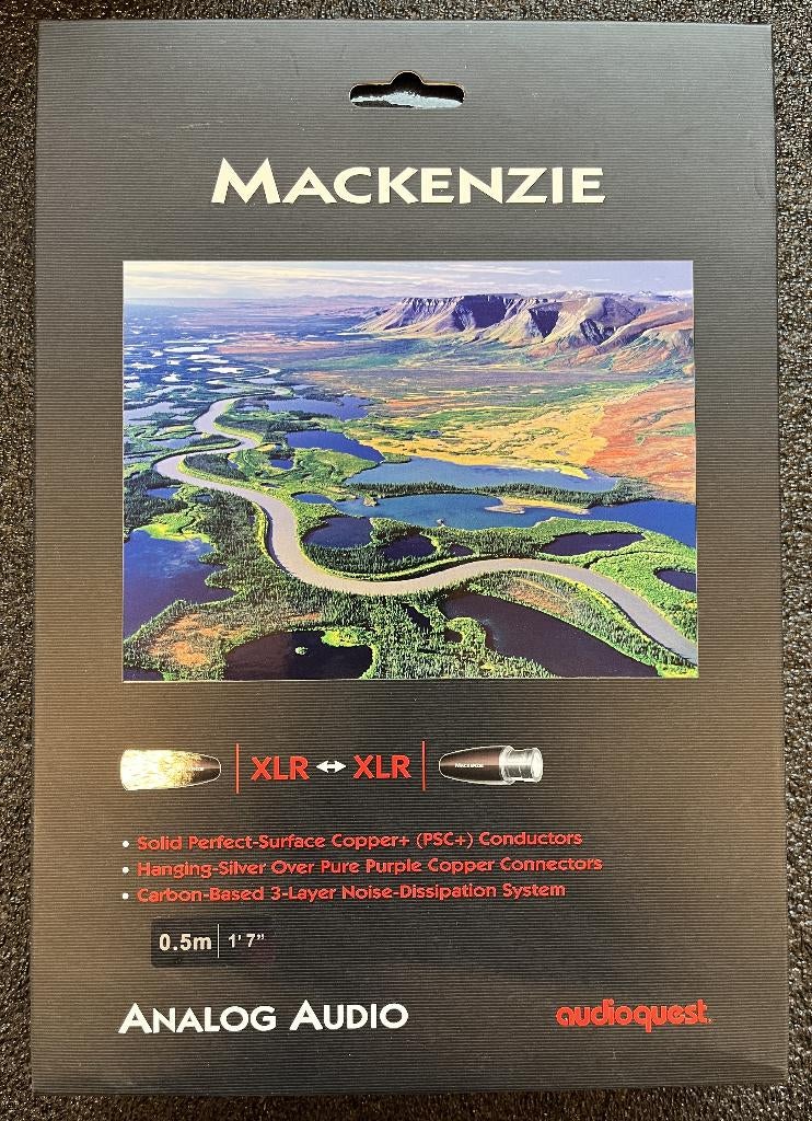 AudioQuest Mackenzie XLR - 50cm, Audio, Tv en Foto, Audiokabels en Televisiekabels, Ophalen, Zo goed als nieuw, Minder dan 2 meter