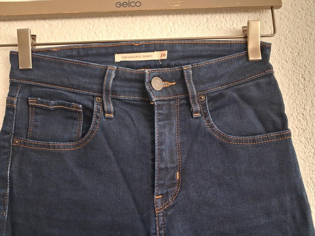 Levi's 721 High Rise Skinny jeans W26 L30, Ophalen of Verzenden