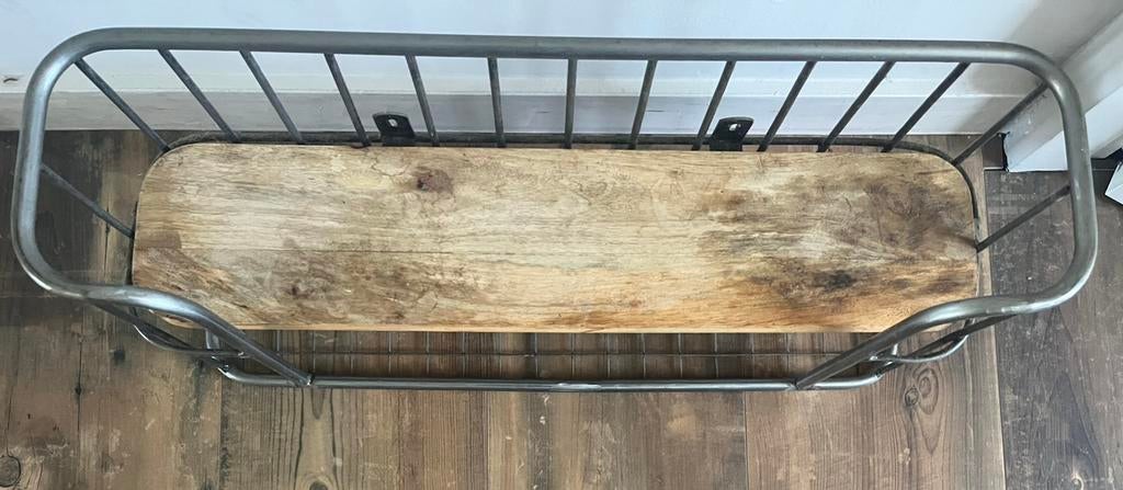 Wandkastjes hout en metaal, Ophalen, Zo goed als nieuw