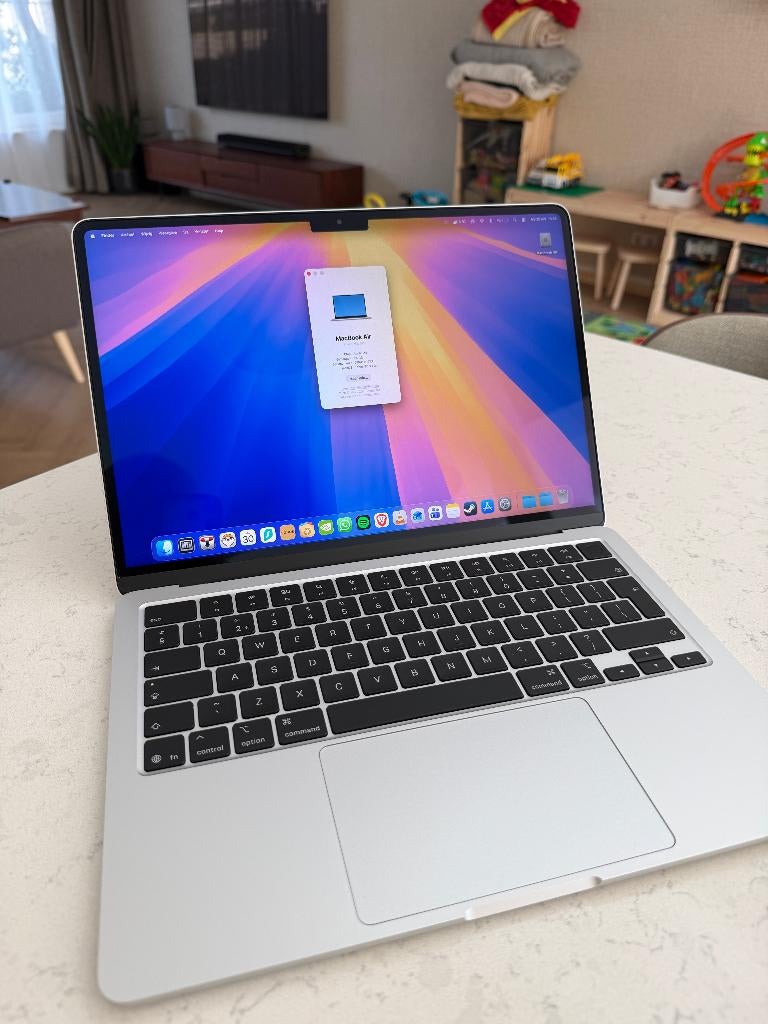 Macbook Air 13 inch M4 10 CPU 10 GPU 24GB RAM 512 SSD, Computers en Software, Apple Macbooks, Ophalen, Qwerty, 13 inch, 512 GB