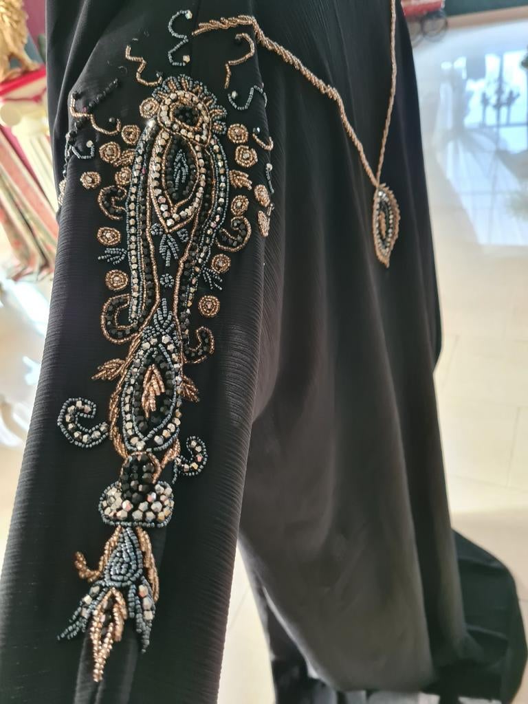 Abaya uit Dubai  maat  XL  nieuw, Overige typen, Zwart, Maat 46/48 (XL) of groter, Nieuw