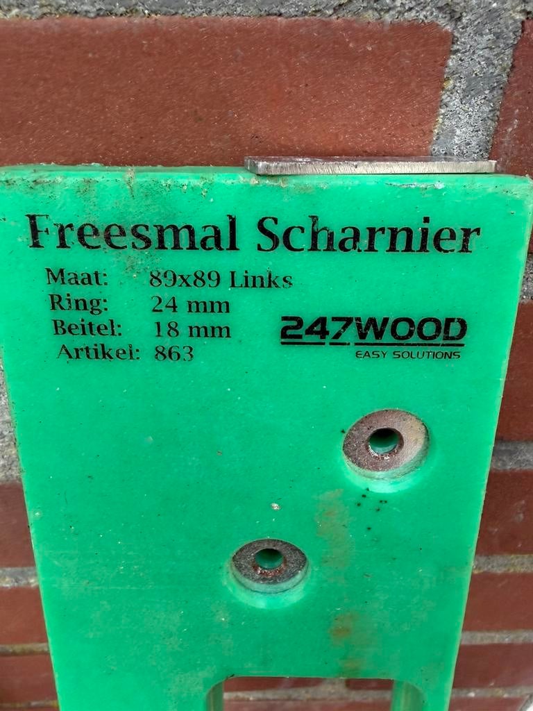 Scharnier freesmal, Ophalen, Zo goed als nieuw, Scharnier