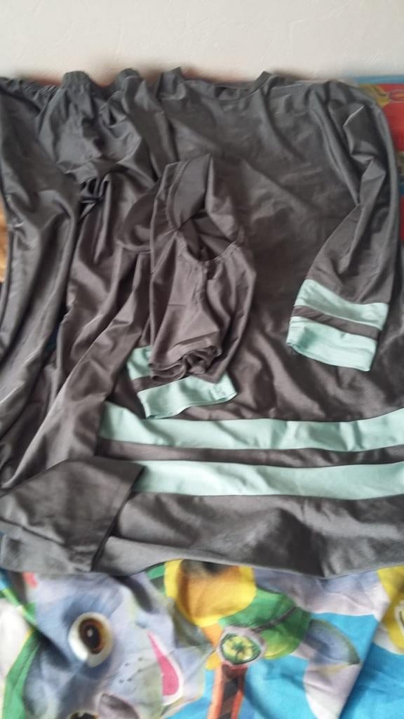 Kleding bourkini, Ophalen, Zo goed als nieuw, Zwart, Badpak