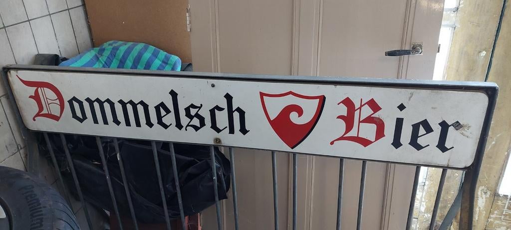 Mooi Dommelsch fietsenrek, Verzamelen, Biermerken, Ophalen, Zo goed als nieuw, Reclamebord, Plaat of Schild, Overige merken