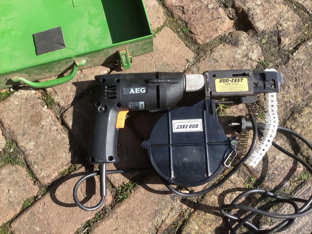 AEG Duo-Fast(gips ) schroefmachine in koffer Duo-Fast TD-162, Ophalen, Gebruikt, Boor- en Schroefmachine