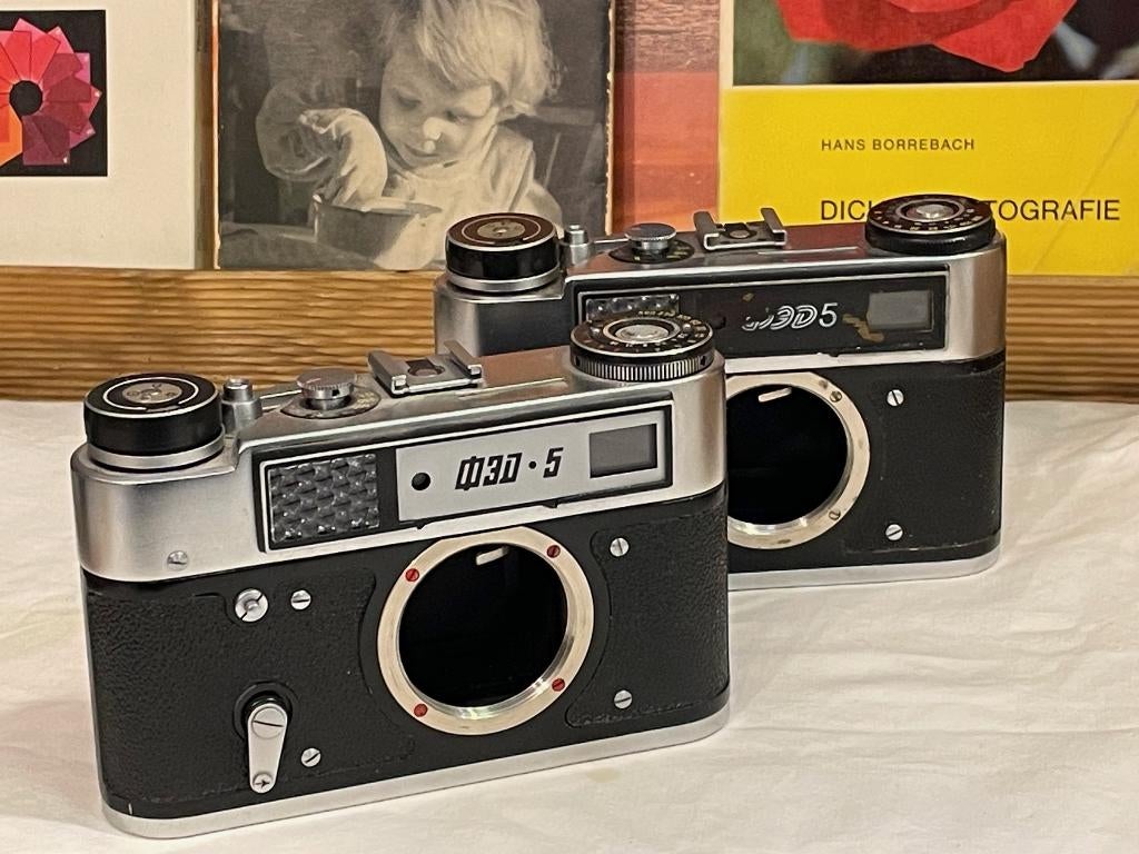 FED-5(A) body's (Rusland van 1977-1996) Leica M39 mount, Ophalen of Verzenden, Compact, Overige Merken