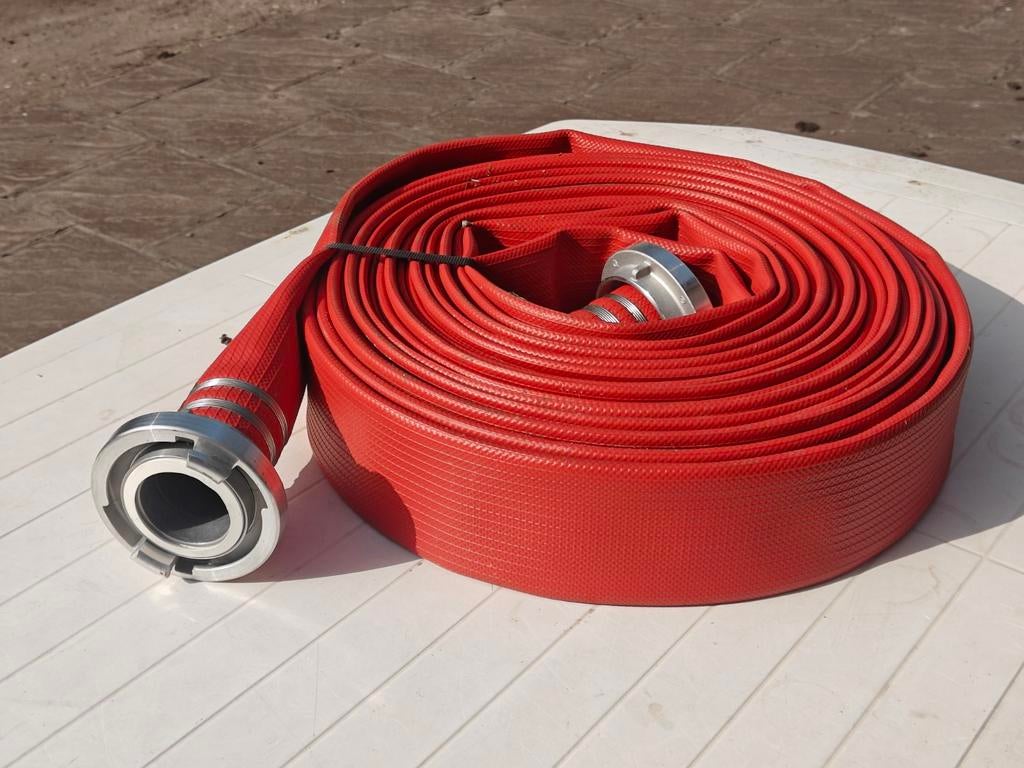 5x Brandslang Heavy Duty NBR rubber rood 2,5" x 20m + Storz, Ophalen, Nieuw