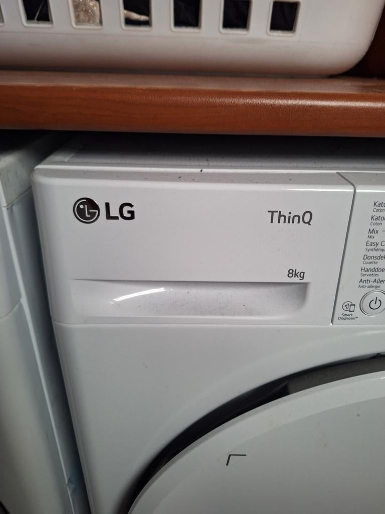 LG warmtepomp droger, Ophalen, 6 tot 8 kg, Zo goed als nieuw, 85 tot 90 cm