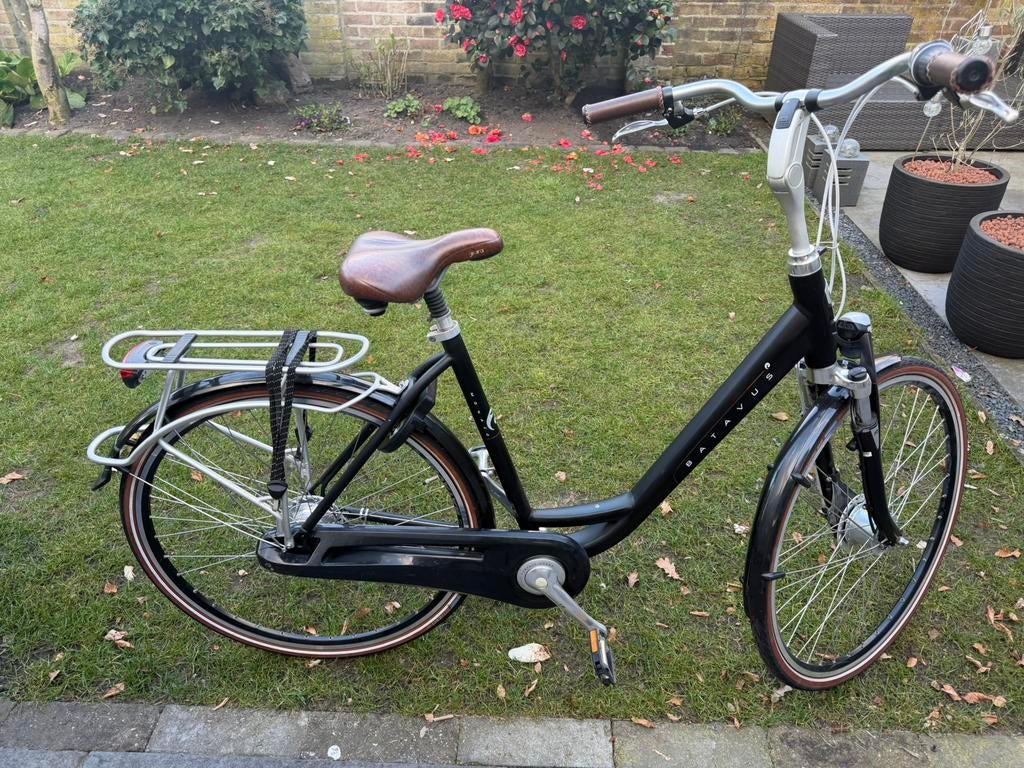 Batavus Monaco dames53 zw 7 versnellingen, Ophalen, Versnellingen, Batavus, 53 tot 56 cm