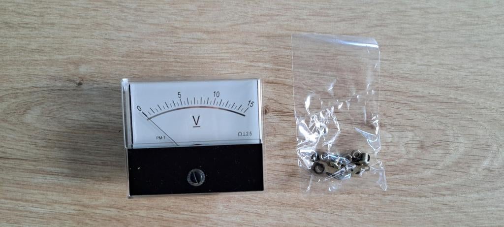 Multi PM-1 analoge paneelmeter DC 15V, Ophalen of Verzenden, Nieuw, Elektriciteit