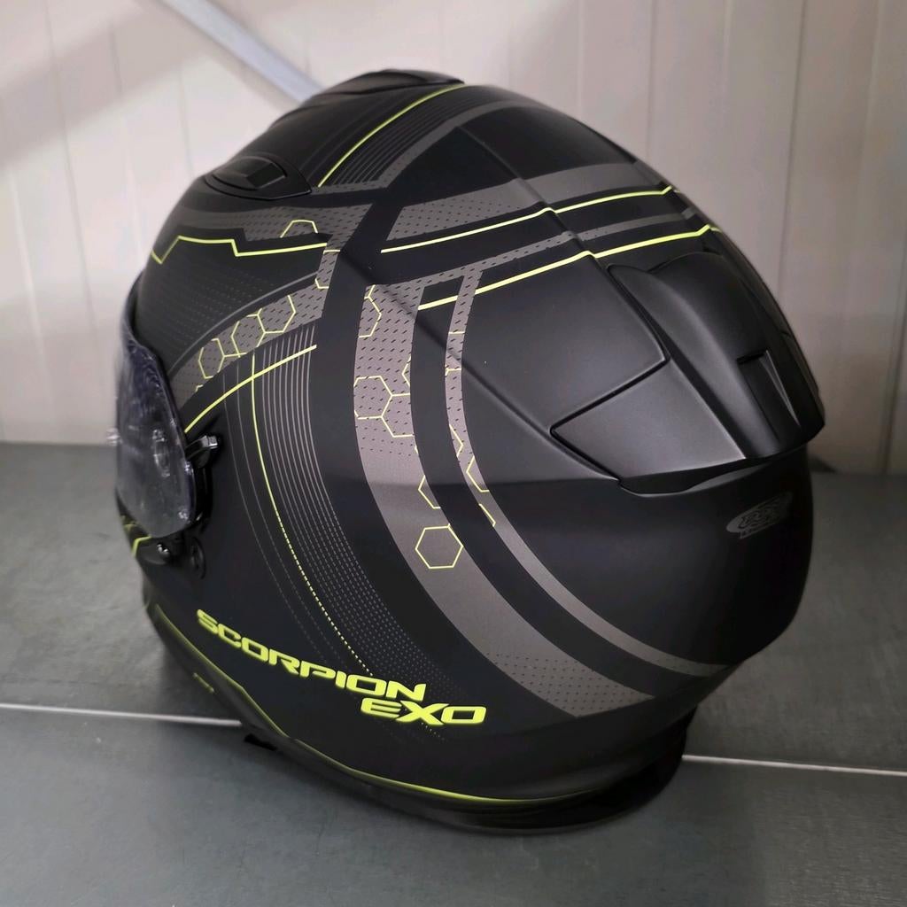 Scorpion exo 510 air (L-60CM) met zonnevizier & pinlock, Overige merken, Heren, Ophalen of Verzenden, Integraalhelm