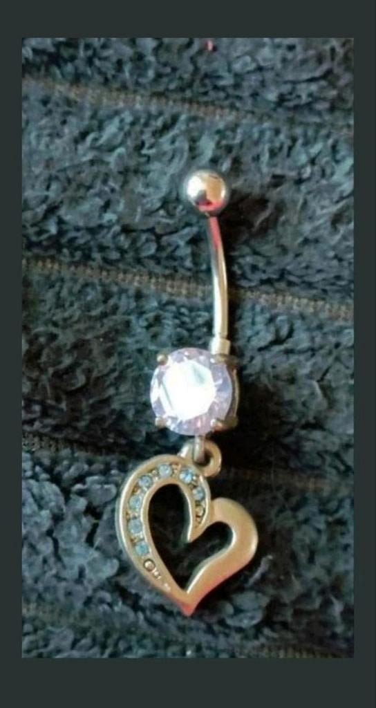 Navelpiercings 2 verschillende, Sieraden, Tassen en Uiterlijk, Piercings, Verzenden, Nieuw, Staal, Navelpiercing