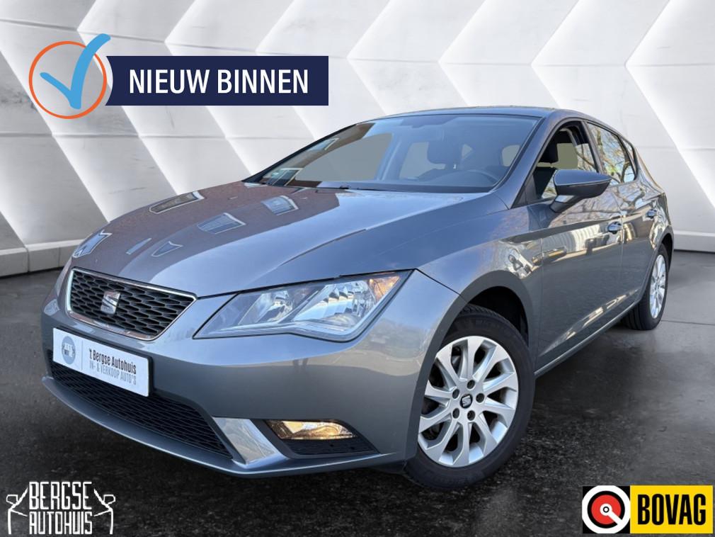 SEAT Leon 1.2 TSI Style Clima Cruise Lmv Elek.R (bj 2014), Euro 5, Stof, Gebruikt, Zwart