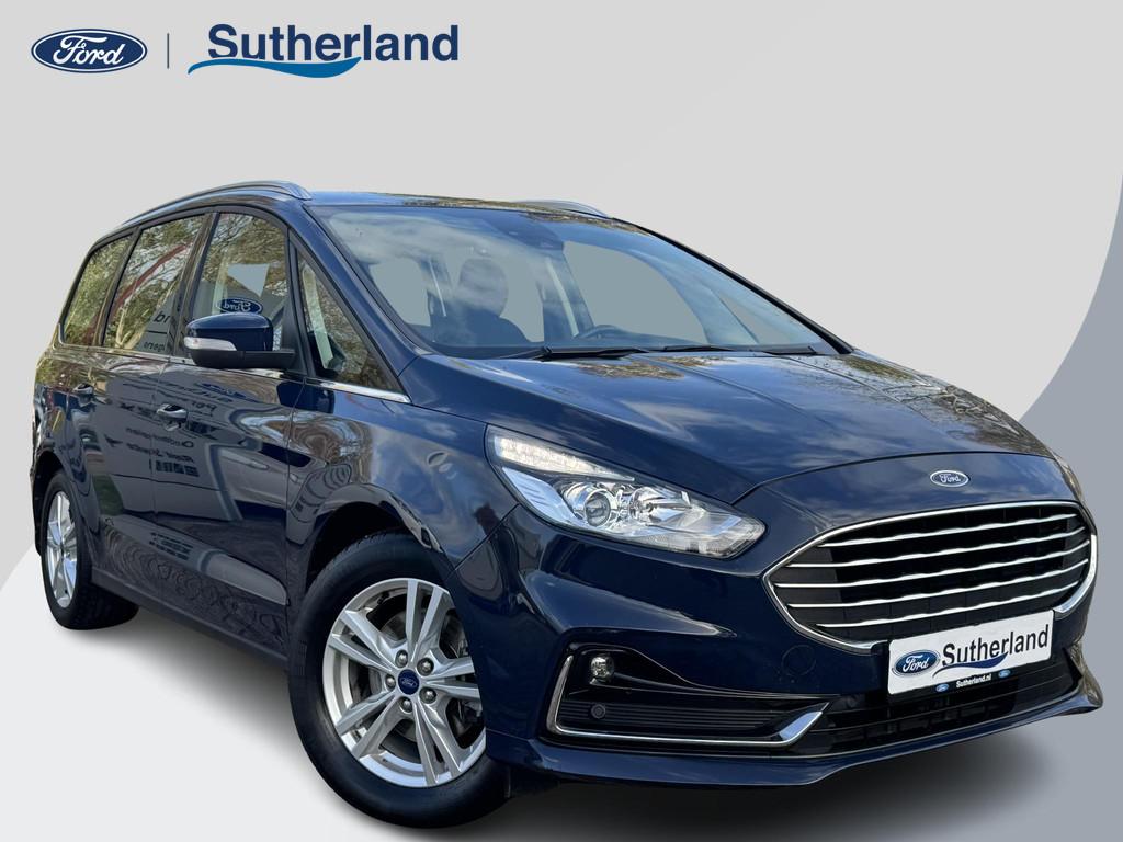 Ford Galaxy 2.5 Titanium FHEV 190pk | AGR Stoelen | Afneemba, Auto's, Gebruikt, Blauw, Bedrijf, Hybride Elektrisch/Benzine
