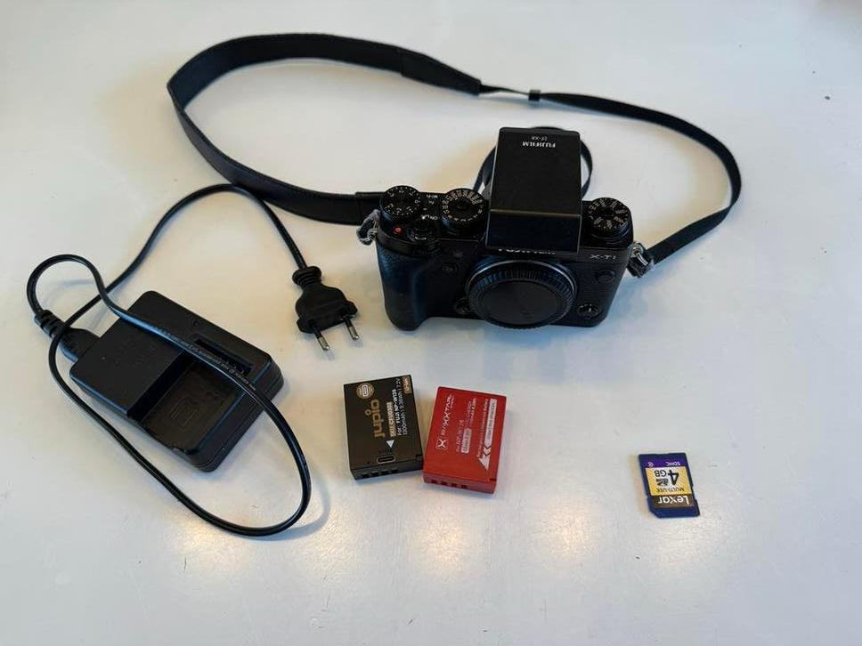 Fujifilm X-T1 met accessories, Ophalen, Gebruikt, Compact, 16 Megapixel