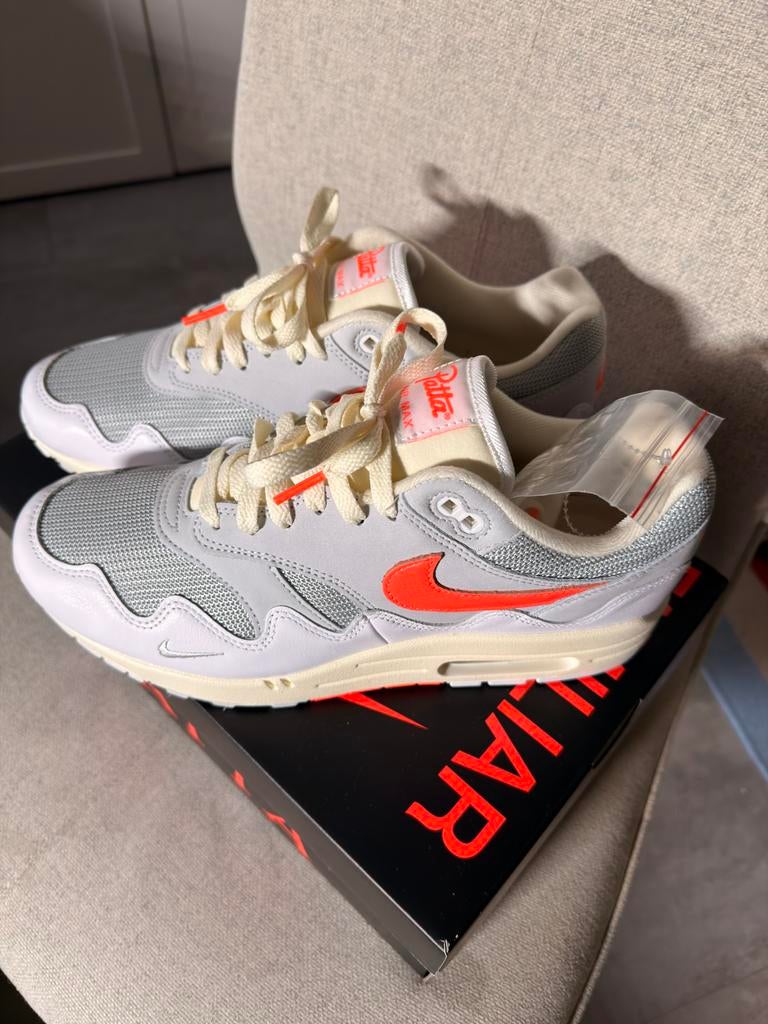 Nike X Patta Air Max 1 EU43/US9.5, Overige kleuren, Nieuw, Ophalen of Verzenden, Sneakers of Gympen