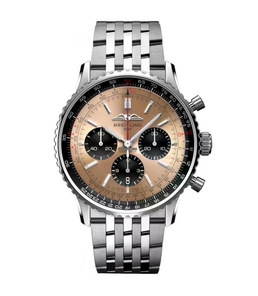 Breitling Navitimer B01 Chronograph 43, Ophalen of Verzenden, Zo goed als nieuw, Staal, Breitling