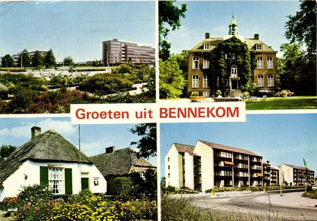 Groeten uit Bennekom - 4 afb - 1979 gelopen, Ophalen of Verzenden, Voor 1920, Gelopen, Gelderland