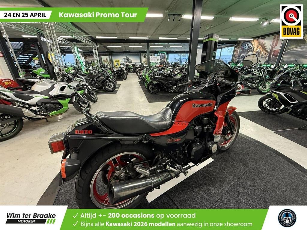 KAWASAKI GPZ 750 TURBO (bj 1985) 64,282 mls, 4 cilinders, Motorrijbewijs A, Bedrijf, Onbekend