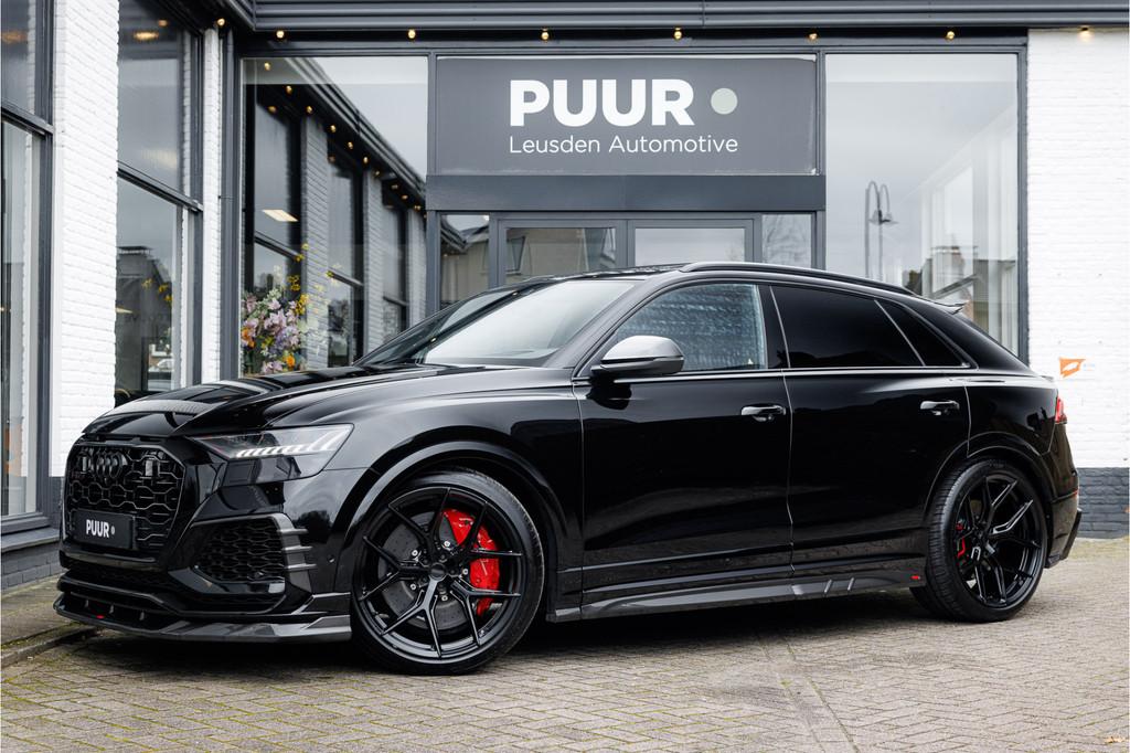 Audi RSQ8 4.0 TFSI Quattro URBAN / VOSSEN Keramisch - Pano -, Auto's, Audi, Gebruikt, 600 pk, Zwart, Leder