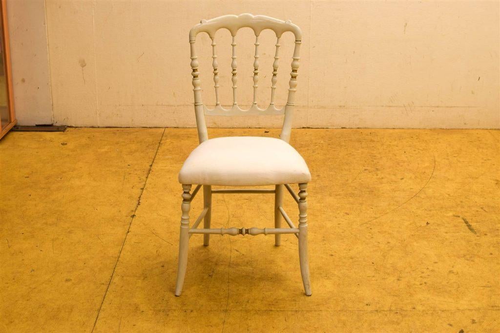 1 houten stoel 49115, Gebruikt, Bruin, Ophalen of Verzenden, Vijf, Zes of meer stoelen