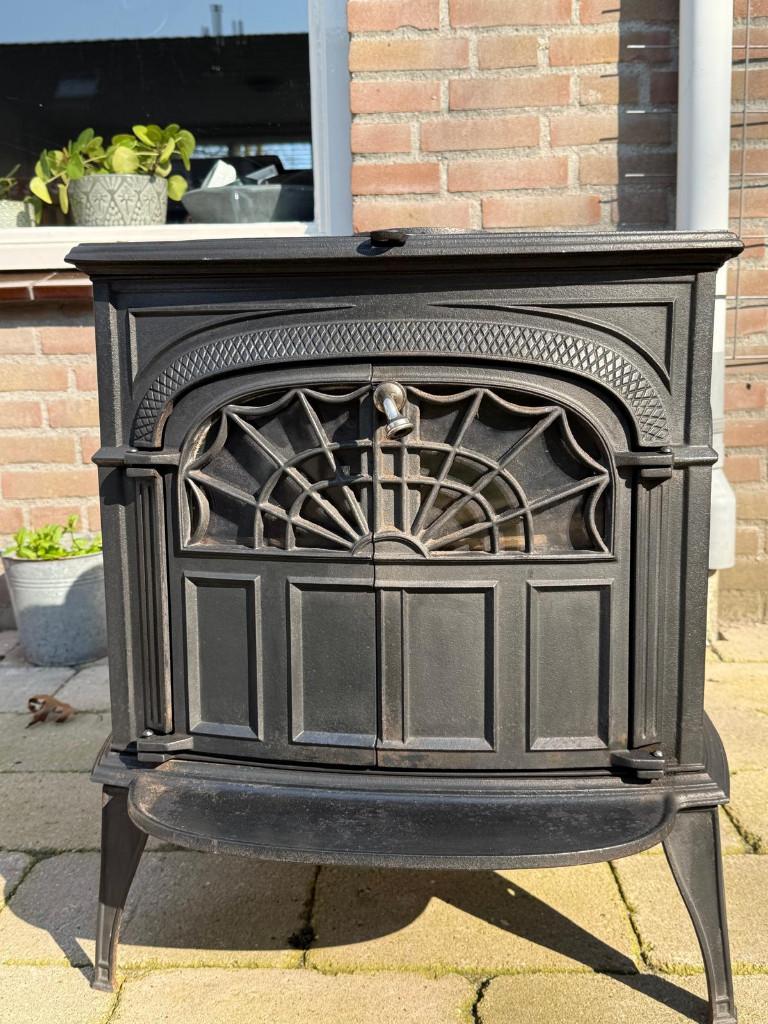 Vermont Casting Intrepid kachel, Ophalen, Gebruikt, Houtkachel, Vrijstaand