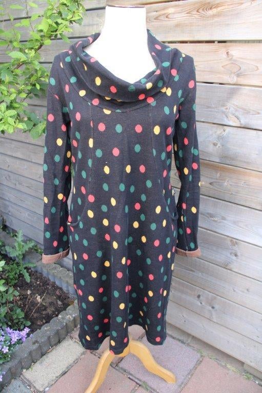 Jurk zwart/ kleur ATO Berlin mt L kol Vaste prijs, Zwart, Maat 42/44 (L), Ophalen of Verzenden, Zo goed als nieuw