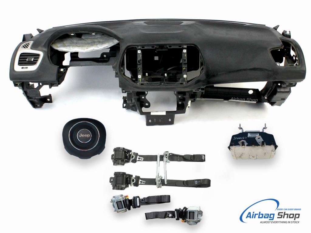 Airbag set Dashboard zwart speaker Jeep Compass (2016-...), Auto-onderdelen, Gebruikt, Ophalen of Verzenden