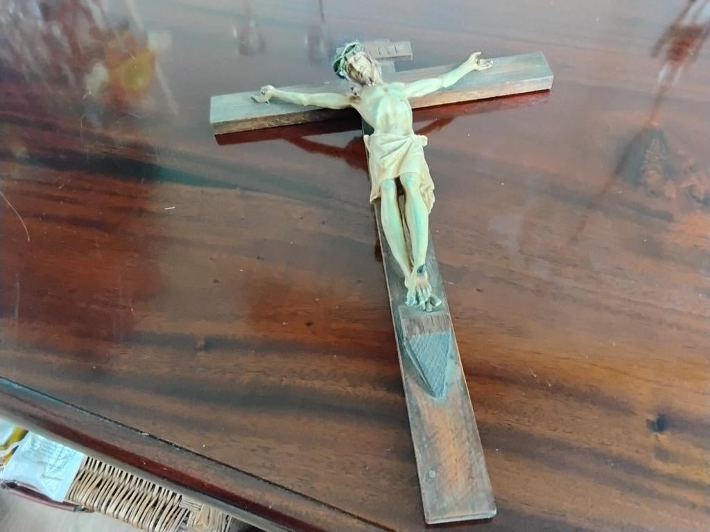 Antiek kruis, Ophalen of Verzenden, Gebruikt, Sieraad