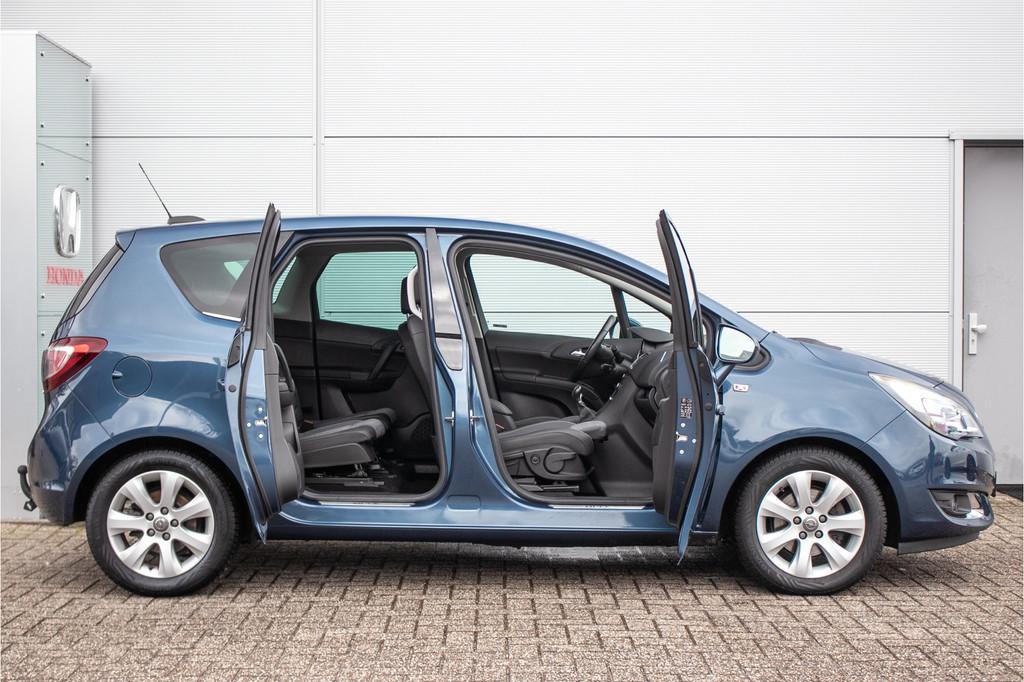 Opel Meriva 1.4 Turbo Blitz - Trekh. | Stoel&Stuurverw. | Ca, Voorwielaandrijving, 12 maanden, Gebruikt, 4 cilinders
