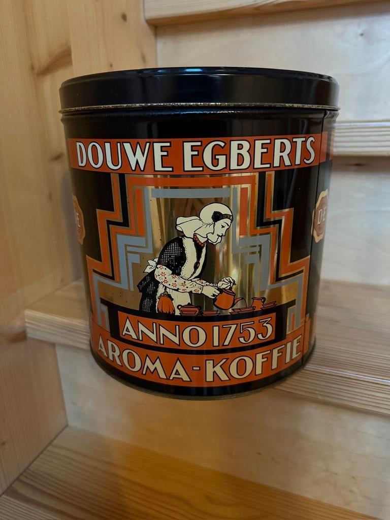 Grote Douwe Egberts trommel, Ophalen of Verzenden, Zo goed als nieuw, Overige, Douwe Egberts