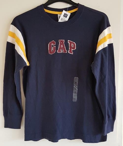 Donkerblauwe GAP longsleeve maat 128/134 NIEUW (3252) a, Nieuw, Ophalen of Verzenden, Shirt of Longsleeve, GAP