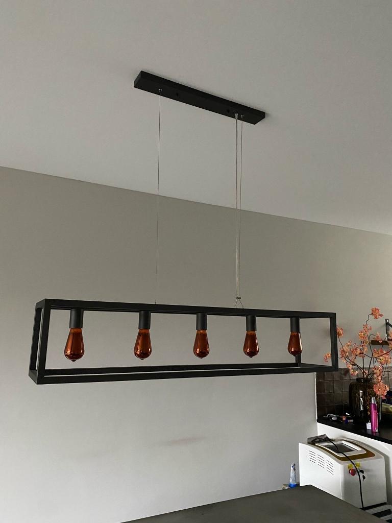 Industriële hanglamp, Ophalen, Zo goed als nieuw, Metaal, Minder dan 50 cm