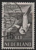 Luchtpost LP 12  gebruikt ( Zeemeeuw Cat. € 125,- ), Ophalen of Verzenden, Na 1940, Gestempeld